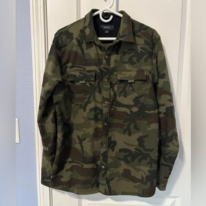Roark Diablo Flannel Shirt Mens Size Medium Camo